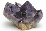 Deep Purple Amethyst Crystal Cluster With Huge Crystals #223277-1